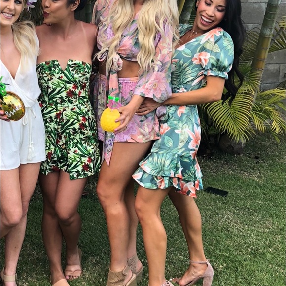 Hello Molly Tropical Floral Mini Dress - Picture 4 of 4